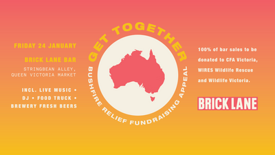 Get Together – Bushfire Relief Fundraising Appeal