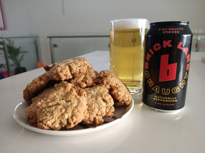 Baking with Beer: Draught Oat Cookies!